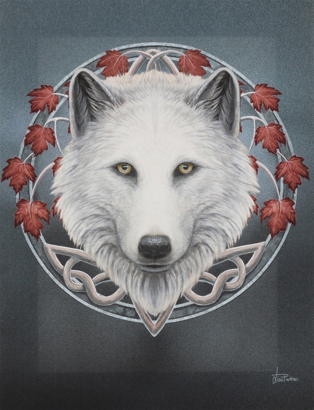 (image for) Guardian of the Fall Canvas Art Print by Lisa Parker