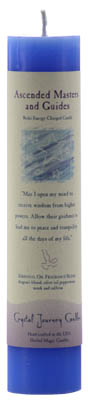 (image for) Ascended Master & Guides Reiki Charged Pillar Candle