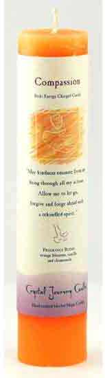 (image for) Compassion Reiki Charged Pillar Candle