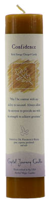 (image for) Confidence Reiki Charged Pillar Candle