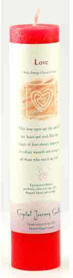 (image for) Love Reiki Charged Pillar Candle