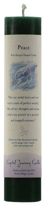 (image for) Peace Reiki Charged Pillar Candle