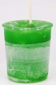 (image for) Abundance Herbal Votive - Light Green