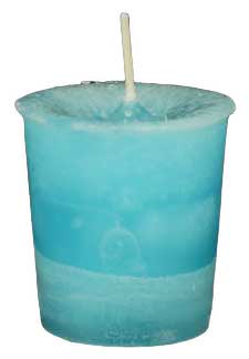 (image for) Dreams Herbal Votive - Light Aqua