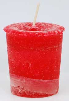 (image for) Seduction Herbal Votive - Red Pink