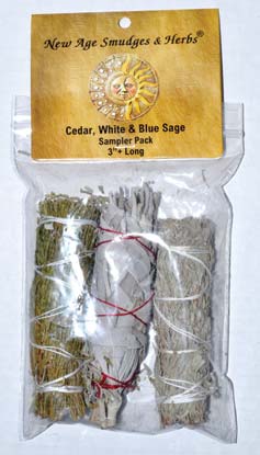 (image for) Cedar, Blue Sage & White Sage Bundles Set