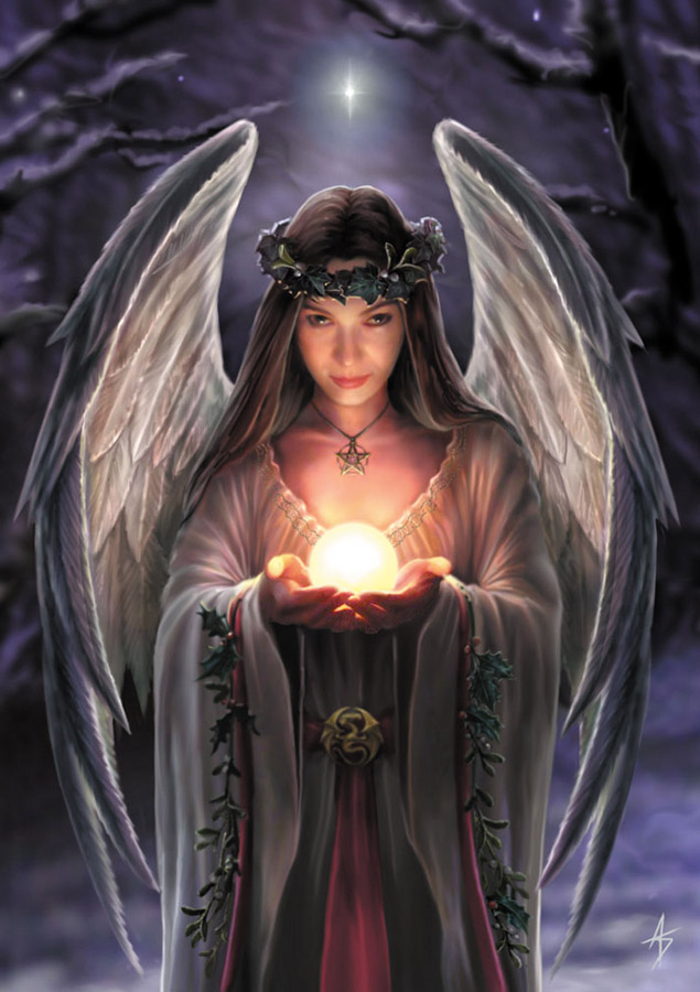 (image for) Yule Card - Yule Angel - 6 Pack