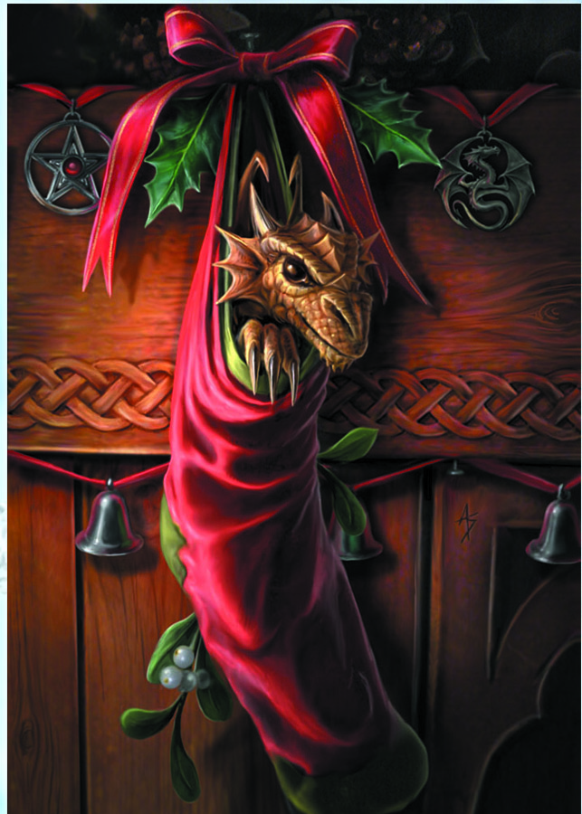 (image for) Yule Card - Magical Arrival - 6 Pack