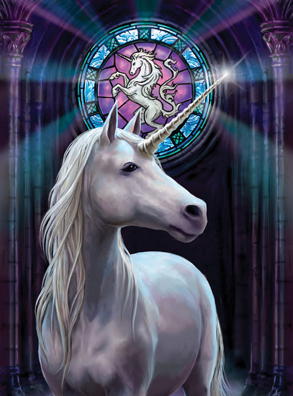 (image for) Blank Cards - Enlightenment Unicorn - 6 Pack