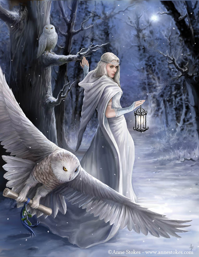 (image for) Yule Card - Midnight Messenger - 6 Pack