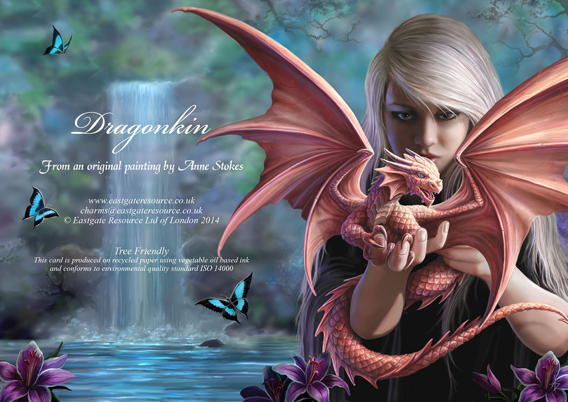 (image for) Blank Cards - Dragonkin - 6 Pack