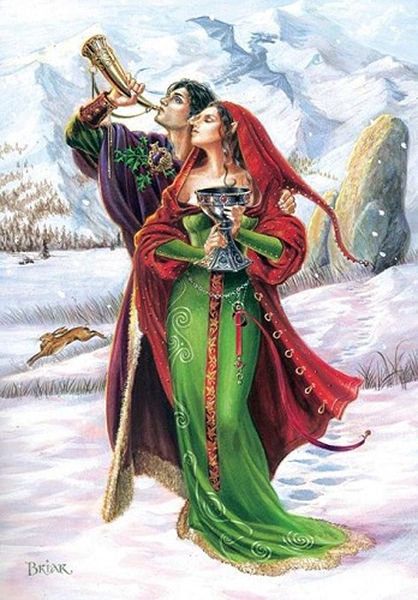 (image for) Yule Card - Welcoming - 6 Pack