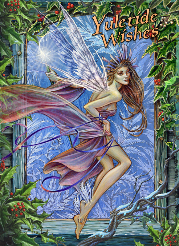 (image for) Yule Card - Frost Fairy - 6 Pack