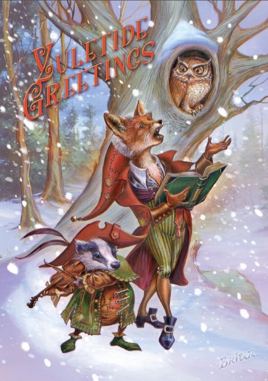 (image for) Yule Card - Wildwood Carols - 6 Pack