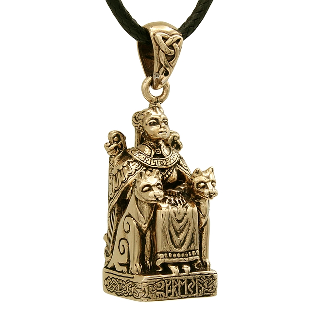 (image for) Freya Seated Pendant Bronze