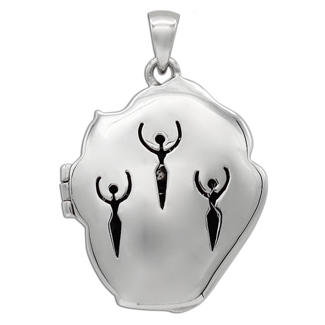 (image for) Cerridwen Aromatherapy Pendant Sterling Silver