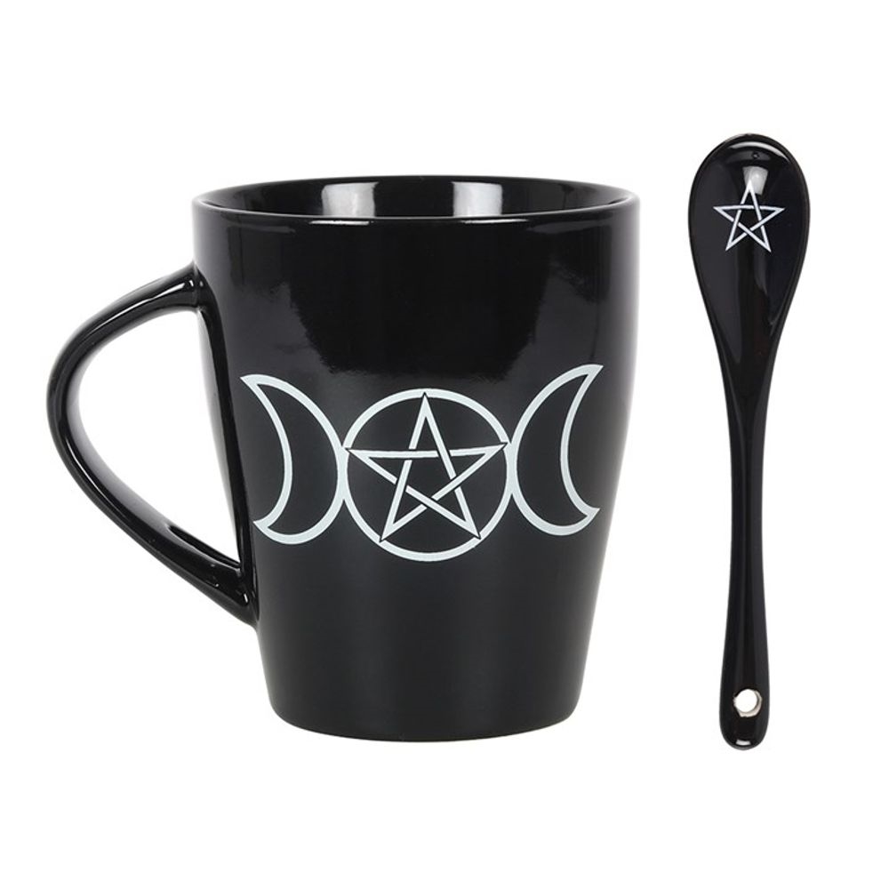 (image for) Triple Moon Mug & Spoon Set