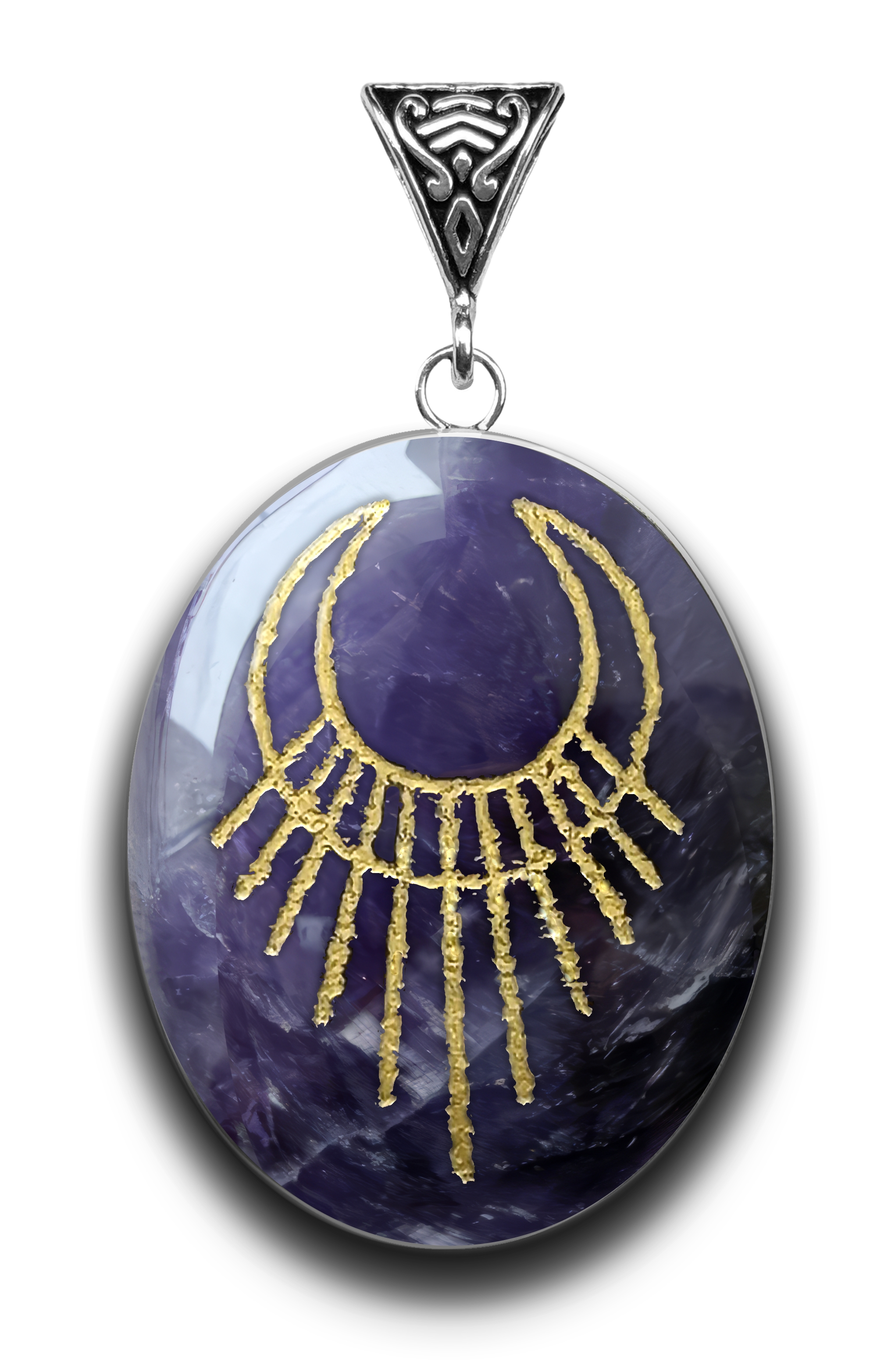 (image for) Rising Woman on Amethyst for Alchemy