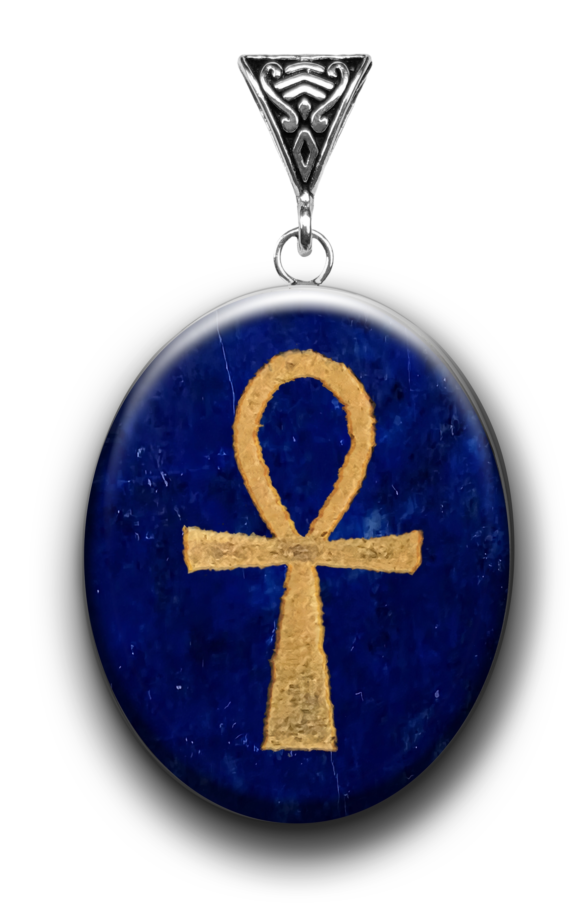 (image for) Ankh on Lapis for Fertility