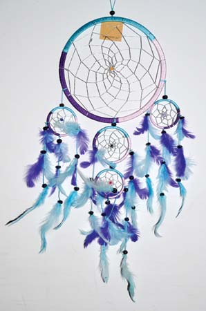 (image for) Five Rings Multi-Dream Dream Catcher 8 1/2"