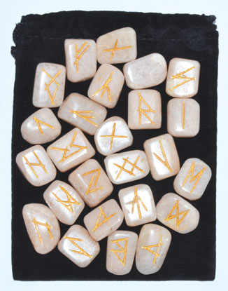 (image for) Moonstone Gemstone Rune Set